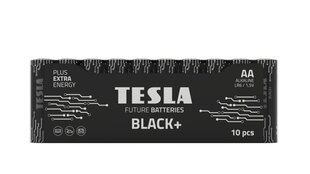 Baterija "Tesla" AA Black+ R06 (10 vnt.) kaina ir informacija | Elementai | pigu.lt