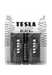 Baterija Tesla D Black+ LR20, 2 vnt. kaina ir informacija | Elementai | pigu.lt
