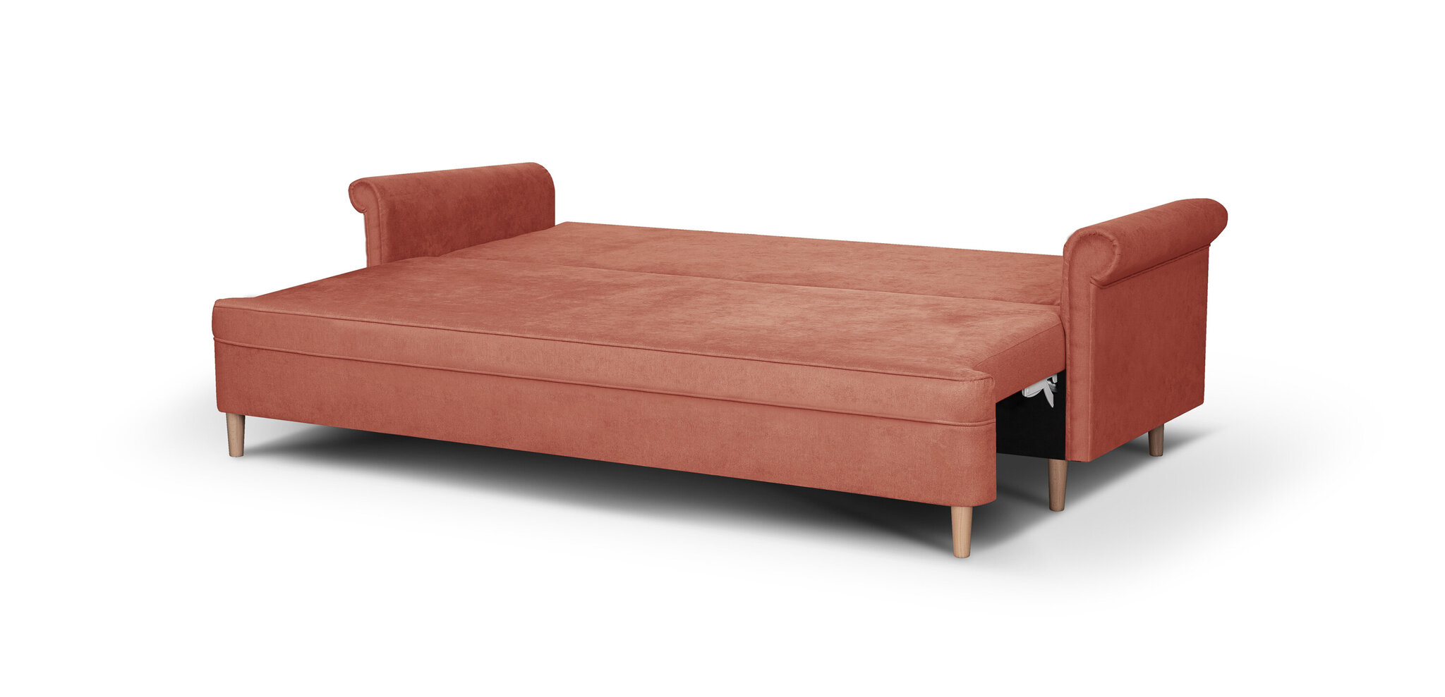 Sofa Bellezza Elite, raudona kaina ir informacija | Sofos | pigu.lt