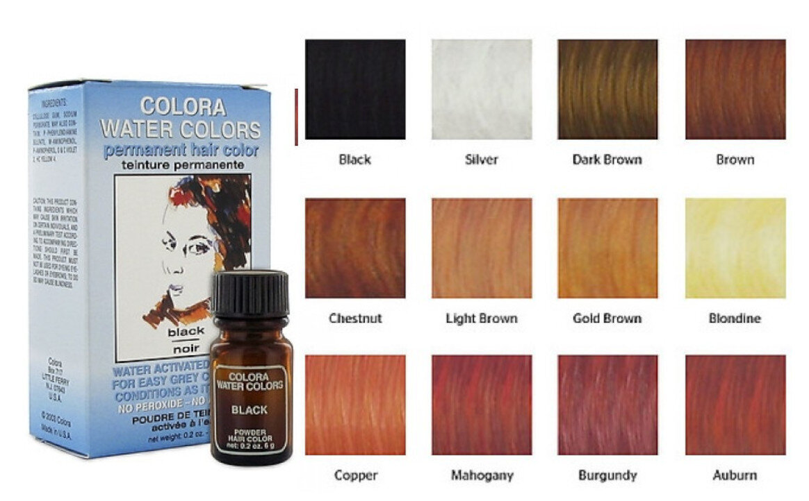 Plaukų dažai Colora Water Colors Gold Brown, be amoniako kaina ir informacija | Plaukų dažai | pigu.lt