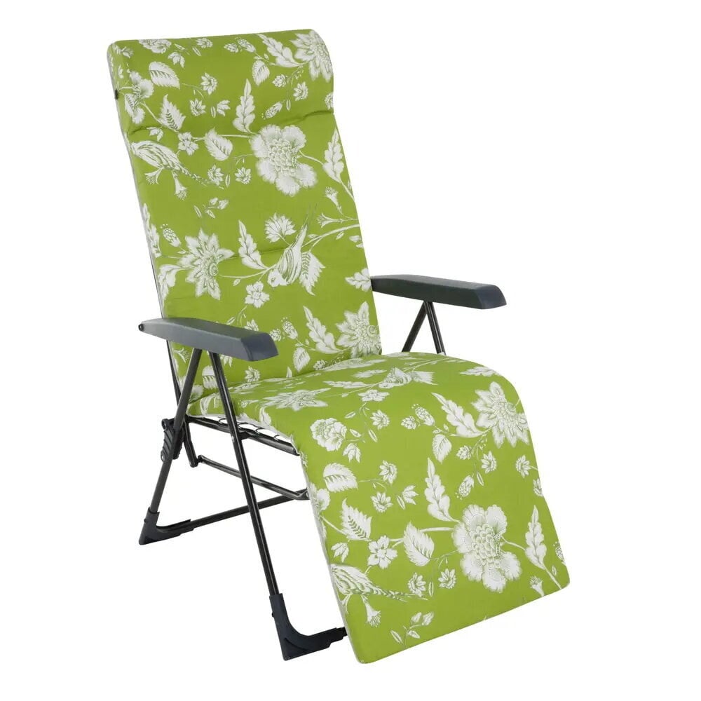 Sulankstoma kėdė-gultas Patio Bilbao Plus A088-12PB, žalia kaina ir informacija | Lauko kėdės, foteliai, pufai | pigu.lt