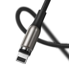 USB кабель Baseus Cafule Type-C 1.0m 3A серый-черный CATKLF-BG1 цена и информация | Кабели для телефонов | pigu.lt