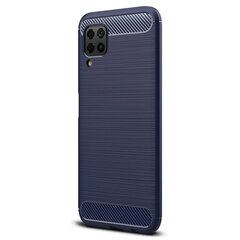 Carbon skirtas Huawei P40 Lite / Nova 7i / Nova 6 SE, mėlynas kaina ir informacija | Telefono dėklai | pigu.lt