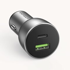 Автомобильное зарядное устройство Ugreen fast USB / USB Typ C Quick Charge 3.0 Power Delivery 36 W 3 A серое (CD213 60980) цена и информация | Зарядные устройства для телефонов | pigu.lt