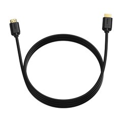 HDMI 2.0 kabelis 4K 60Hz 3D HDR 18Gbps 3m, juodas kaina ir informacija | Kabeliai ir laidai | pigu.lt