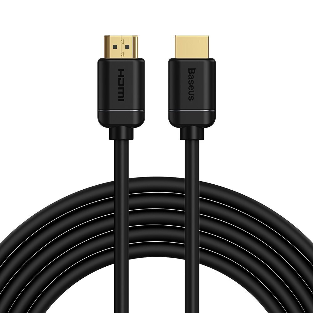 Kabelis Baseus HDMI 2.0 4K 30 Hz 3D HDR 18 Gbps, 5 m (CAKGQ-D01) kaina ir informacija | Kabeliai ir laidai | pigu.lt