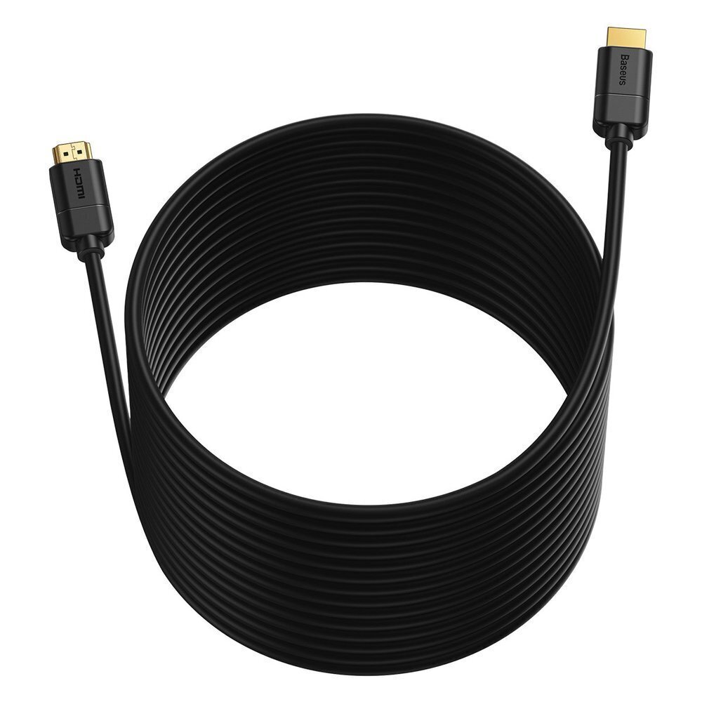 Kabelis Baseus HDMI 2.0 4K 30 Hz 3D HDR 18 Gbps, 5 m (CAKGQ-D01) kaina ir informacija | Kabeliai ir laidai | pigu.lt