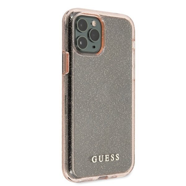 Dėklas Guess GUHCN58PCGLPI skirtas iPhone 11 Pro, rožinė цена и информация | Telefono dėklai | pigu.lt