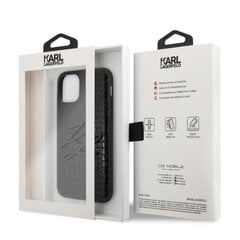 Чехол Karl Lagerfeld KLHCN58CRKBK для телефона iPhone 11 Pro, черный цена и информация | Чехлы для телефонов | pigu.lt