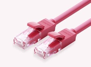 Ugreen NW101 50187, Ethernet patchcord cable RJ45 Cat 6 UTP 1000 Mbps 5 m black kaina ir informacija | Kabeliai ir laidai | pigu.lt