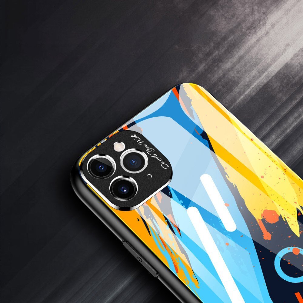Hurtel Color Glass Case skirtas iPhone 11 Pro Max, įvairių spalvų цена и информация | Telefono dėklai | pigu.lt