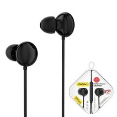 Ausinės Dudao in-ear mini jack 3,5 mm, juodos (X11Pro black) kaina ir informacija | Ausinės | pigu.lt