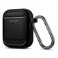 Spigen Rugged Armor AirPods Black kaina ir informacija | Ausinės | pigu.lt