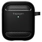 Spigen Rugged Armor AirPods Black kaina ir informacija | Ausinės | pigu.lt