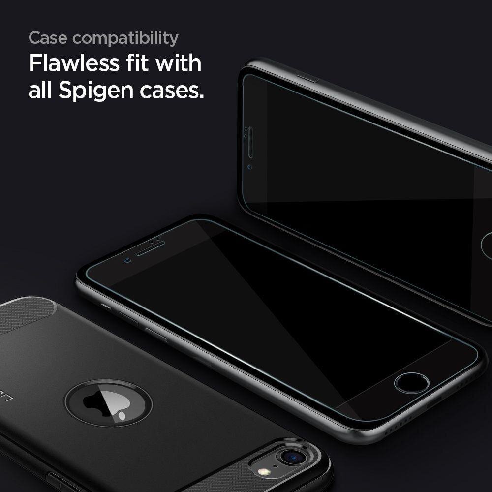 Spigen Screen Protector Full Cover kaina ir informacija | Apsauginės plėvelės telefonams | pigu.lt