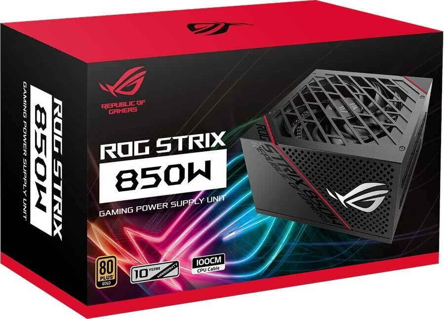 Asus ROG Strix 850G цена и информация | Maitinimo šaltiniai (PSU) | pigu.lt