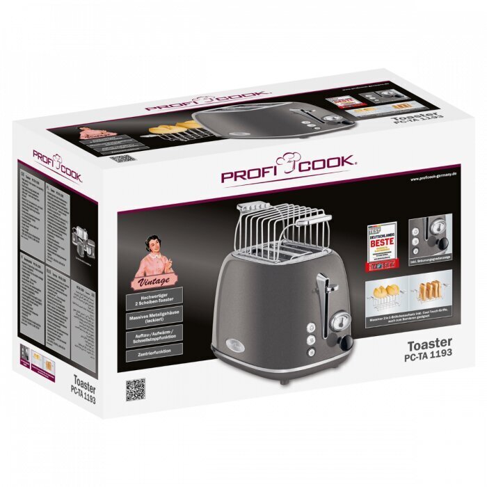 ProfiCook PC-TA 1193 kaina ir informacija | Skrudintuvai | pigu.lt