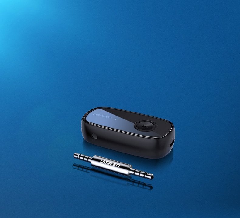 Ugreen CM279 garso adapteris AUX, Bluetooth 5.0 aptX, juodas цена и информация | Adapteriai, USB šakotuvai | pigu.lt