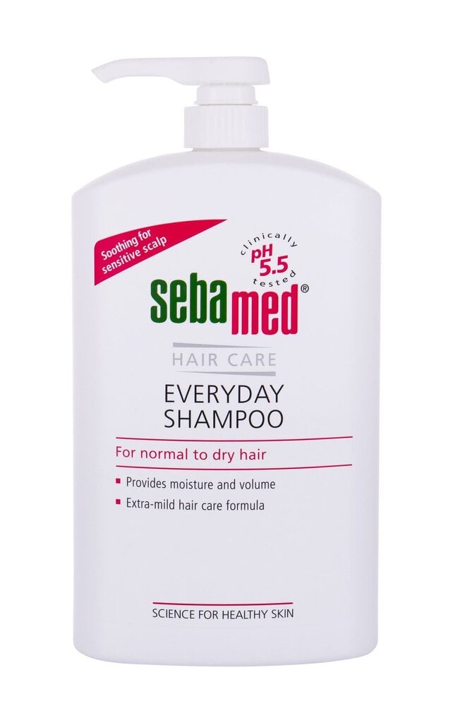 Kasdienis šampūnas SEBAMED Everyday Shampoo pH 5.5, 1000 ml kaina ir informacija | Šampūnai | pigu.lt