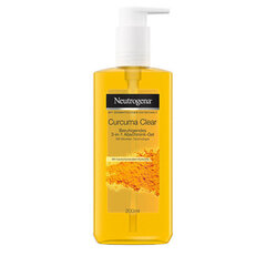 Мицеллярный гель Neutrogena Curcuma Clear, 200мл цена и информация | Средства для очищения лица | pigu.lt