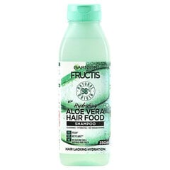 Maitinantis šampūnas normaliems ir sausiems plaukams Garnier Fructis Hair Food Aloe Vera Hydrating Shampoo, 350 ml kaina ir informacija | Šampūnai | pigu.lt