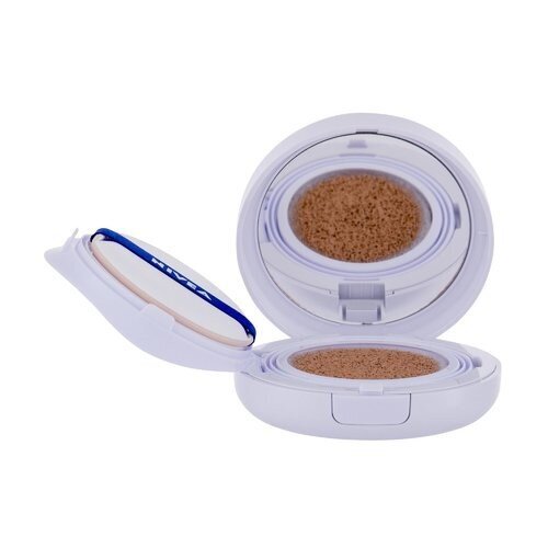 Makiažo pagrindas Nivea Q10 Plus 3in1 Care Cushion SPF15 01 Light-Medium, 15g kaina ir informacija | Makiažo pagrindai, pudros | pigu.lt