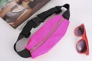 Спортивная сумочка - футляр для активного отдыха с кармашком \ вырезом для наушников Mocco  6.2", розовая цена и информация | Чехлы для телефонов | pigu.lt