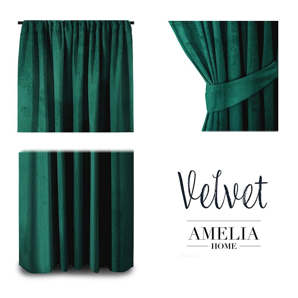 AmeliaHome užuolaida Velvet цена и информация | Užuolaidos | pigu.lt