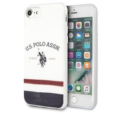 Чехол US Polo USHCI8PCSTRB для iPhone 7/8 / SE 2022 / SE 2020, белый цена и информация | Чехлы для телефонов | pigu.lt