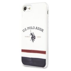 Чехол US Polo USHCI8PCSTRB для iPhone 7/8 / SE 2022 / SE 2020, белый цена и информация | Чехлы для телефонов | pigu.lt