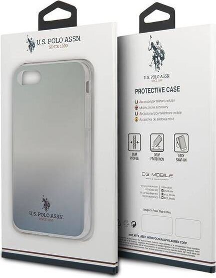 Dėklas telefonui U.S. Polo ASSN skirtas iPhone 7 / 8 / SE 2020, mėlyna kaina ir informacija | Telefono dėklai | pigu.lt