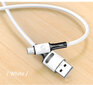 USB/Type-C laidas USAMS, baltas, 100cm kaina ir informacija | Laidai telefonams | pigu.lt