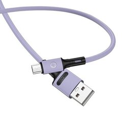 USB/Lightning кабель USAMS, фиолетовый, 100 см цена и информация | Кабели для телефонов | pigu.lt