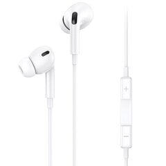 USAMS Słuchawki stereo EP-41 3,5 mm biały|white SJ451HS01 цена и информация | Наушники | pigu.lt