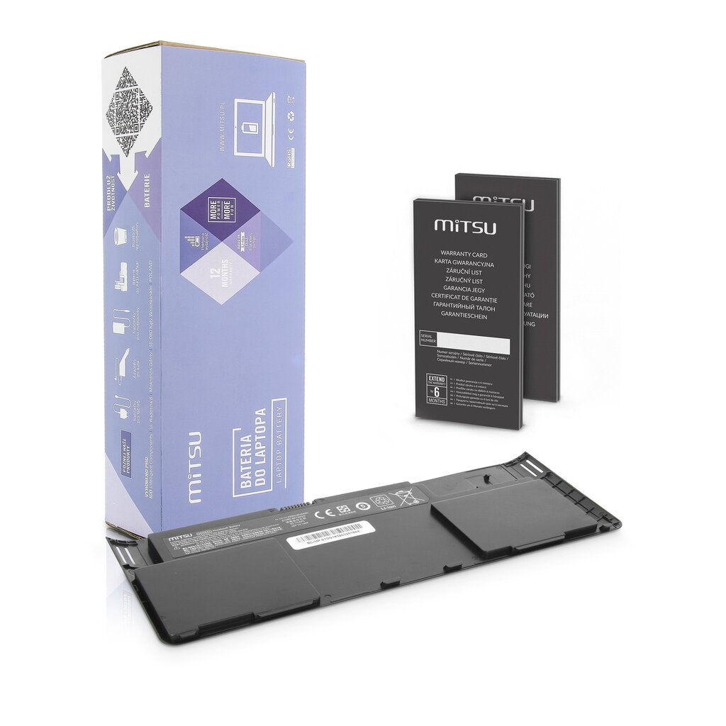 Mitsu BC/HP-810G1 (HP 4000 MAH 44 WH) kaina ir informacija | Akumuliatoriai nešiojamiems kompiuteriams | pigu.lt