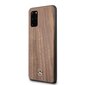 Mercedes MEHCS67VWOLB S20+ G985 hard case brązowy/brown Wood Line Walnut kaina ir informacija | Telefono dėklai | pigu.lt