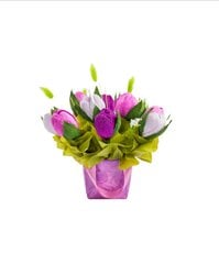 Floriana 1 puokštė iš saldainių Skanios gėlės, 240 g kaina ir informacija | Saldumynai | pigu.lt