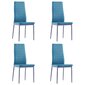 Valgomojo baldų rinkinys, mėlynos spalvos, penkių dalių цена и информация | Valgomojo komplektai | pigu.lt