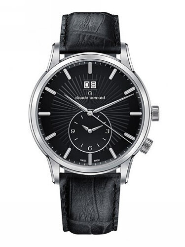 Vyriškas laikrodis Claude Bernard Classic 2nd Time Zone 62007 3 NIN цена и информация | Vyriški laikrodžiai | pigu.lt