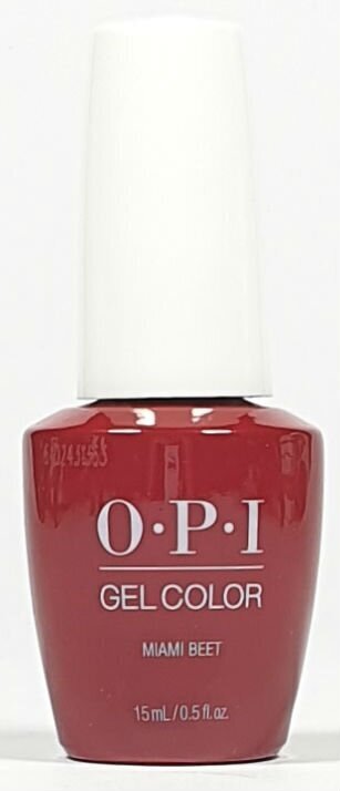 Gelinis nagų lakas OPI Gelcolor, Miami Beet, 15 ml kaina ir informacija | Nagų lakai, stiprintojai | pigu.lt