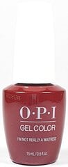 Gelinis nagų lakas OPI Gelcolor, I'm Not Really A Waitress, 15 ml kaina ir informacija | Nagų lakai, stiprintojai | pigu.lt