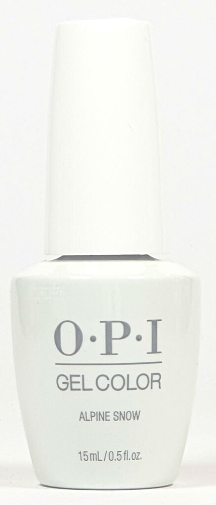 Gelinis nagų lakas Alpine Snow * OPI Gelcolor 15 ml kaina ir informacija | Nagų lakai, stiprintojai | pigu.lt