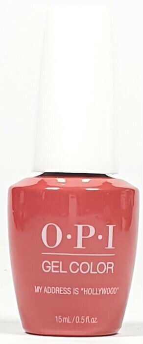 Gelinis nagų lakas OPI Gelcolor, My Address Is Hollywood, 15 ml kaina ir informacija | Nagų lakai, stiprintojai | pigu.lt