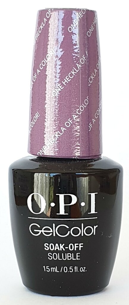 Gelinis nagų lakas One Heckla Of A Color! * OPI Gelcolor 15 ml kaina ir informacija | Nagų lakai, stiprintojai | pigu.lt