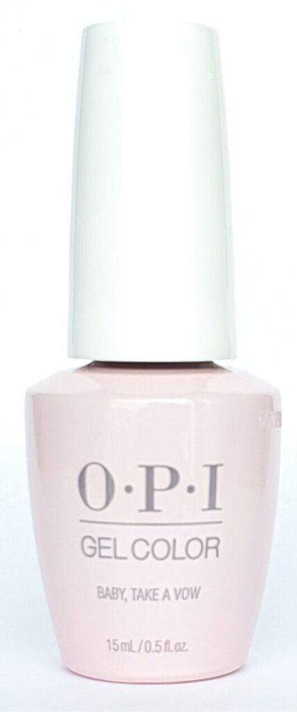 Gelinis nagų lakas Baby, Take A Vow * OPI Gelcolor 15 ml kaina ir informacija | Nagų lakai, stiprintojai | pigu.lt