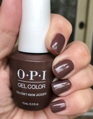 Gelinis nagų lakas You Don't Know Jacques * OPI Gelcolor 15 ml kaina ir informacija | Nagų lakai, stiprintojai | pigu.lt