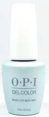 Gelinis nagų lakas Mexico City Move-mint * OPI Gelcolor 15 ml цена и информация | Лаки, укрепители для ногтей | pigu.lt