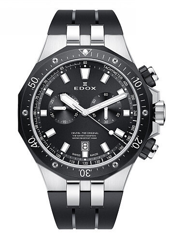 Vyriškas laikrodis Edox Delfin 10109 357NCA NIN kaina ir informacija | Vyriški laikrodžiai | pigu.lt