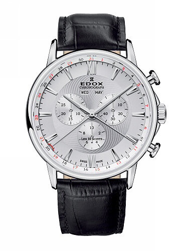 Vyriškas laikrodis Edox Les Bemonts 10501, 3 Ain kaina ir informacija | Vyriški laikrodžiai | pigu.lt