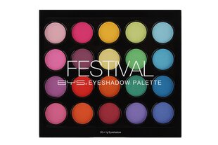 BYS Akių šešėlių paletė Festival, 20 spalvų kaina ir informacija | Akių šešėliai, pieštukai, blakstienų tušai, serumai | pigu.lt